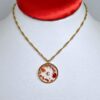 Collier Oria fleurs séchées - Doré - personnalisable